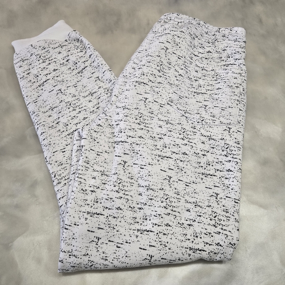 Public Supply Co Other - Public Supply Co. Men's Speckled Jogger Pants in White/Black Size L